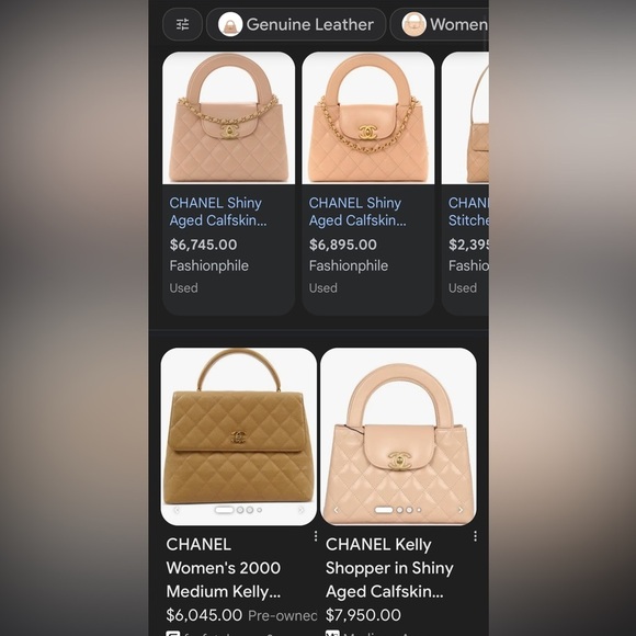 Rare Iridescent CHANEL Kelly Shopper Bag - Picture 16 of 17